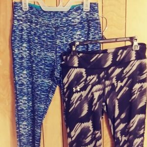 Two pair spandex leggings